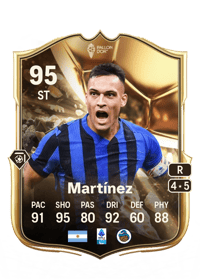 Lautaro Martínez Ballon d'Or 95 OVR