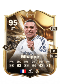 Kylian Mbappé Ballon d'Or 95 OVR