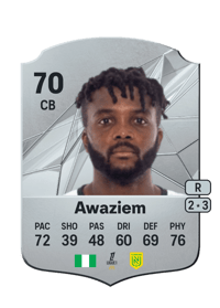 Chidozie Awaziem Rare 70 OVR