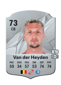 Siebe Van der Heyden Rare 73 OVR