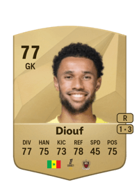 Yehvann Diouf Common 77 OVR