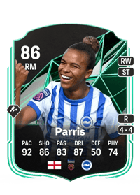 Nikita Parris SQUAD FOUNDATIONS 86 OVR