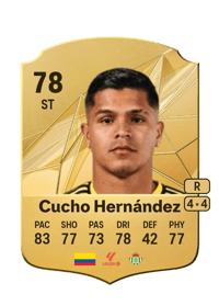 Cucho Hernández Rare 78 OVR