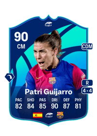 Patri Guijarro Liga F POTM 90 OVR