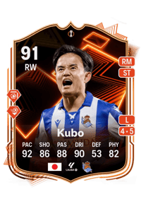 Takefusa Kubo UEL Dreamchasers 91 OVR