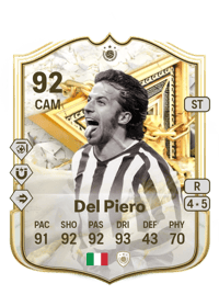 Alessandro Del Piero FUT Immortals Icon 92 OVR