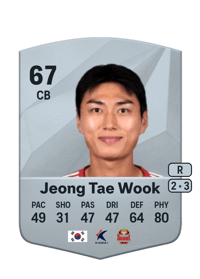 Jeong Tae Wook Common 67 OVR