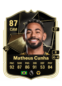 Matheus Cunha Team of the Week 87 OVR