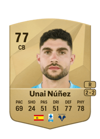 Unai Núñez Common 77 OVR