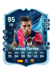 Ferran Torres TOTS Honourable Mentions 95 OVR