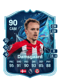 Mikkel Damsgaard TOTS Honourable Mentions 90 OVR