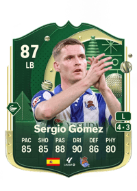 Sergio Gómez Winter Wildcards 87 OVR