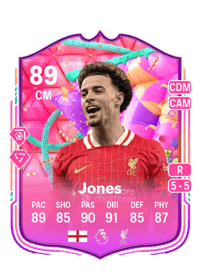 Curtis Jones FUT Birthday 89 OVR