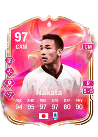 Hidetoshi Nakata FUTTIES HERO 97 OVR