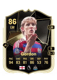 Anthony Gordon Team of the Week 86 OVR