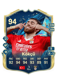 Orkun Kökçü TEAM OF THE SEASON 94 OVR