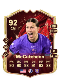 Haley McCutcheon TOTS Champions 92 OVR
