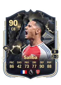 William Saliba Thunderstruck 90 OVR