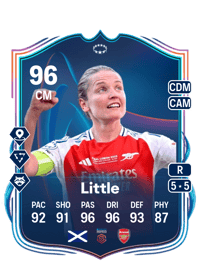 Kim Little UEFA Women's Champions League RTTF 96 OVR