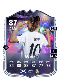 Caroline Weir NumeroFUT 87 OVR