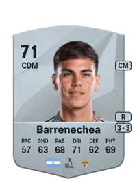 Enzo Barrenechea Common 71 OVR
