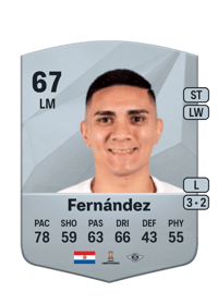 Hugo Fernández Common 67 OVR