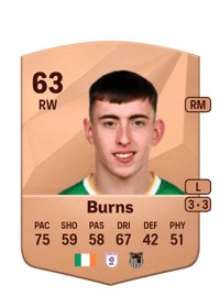 Darragh Burns Common 63 OVR