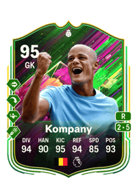 Vincent Kompany Shapeshifters Hero 95 OVR