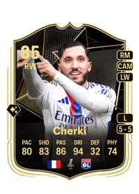 Rayan Cherki Team of the Week 85 OVR
