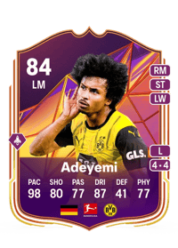Karim Adeyemi Track Stars 84 OVR