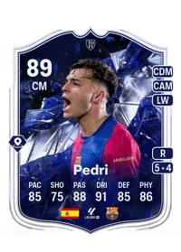 Pedri TOTY Honourable Mentions 89 OVR