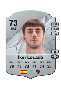 Iker Losada Rare 73 OVR