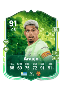 Ronald Araujo Grassroot Greats 91 OVR