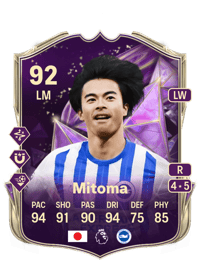 Kaoru Mitoma TOTS Highlights 92 OVR