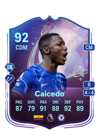 Moisés Caicedo Fantasy FC 92 OVR