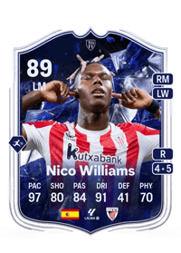Nico Williams TOTY Honourable Mentions 89 OVR