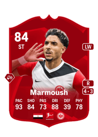 Omar Marmoush POTM Bundesliga 84 OVR