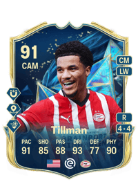 Malik Tillman TEAM OF THE SEASON 91 OVR