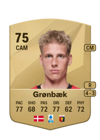 Albert Grønbæk Common 75 OVR