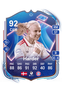 Pernille Harder UWCL Dreamchasers 92 OVR