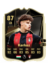 Milos Kerkez Team of the Week 87 OVR
