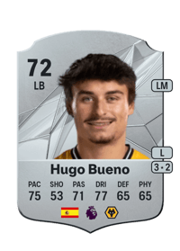 Hugo Bueno Rare 72 OVR