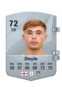 Callum Doyle Common 72 OVR
