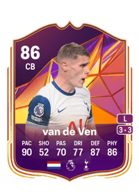 Micky van de Ven Track Stars 86 OVR