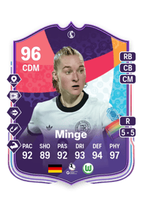 Janina Minge WEURO Path to Glory 96 OVR