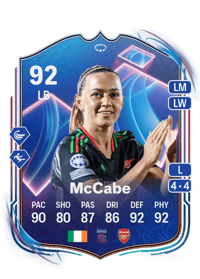 Katie McCabe UWCL Dreamchasers 92 OVR
