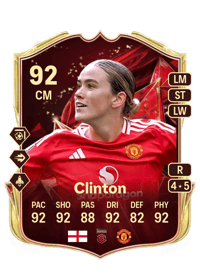 Grace Clinton TOTS Champions 92 OVR