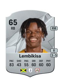Dexter Lembikisa Rare 65 OVR