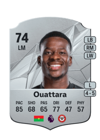 Dango Ouattara Rare 74 OVR