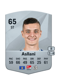 Fisnik Asllani Common 65 OVR